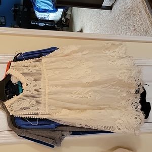 Women lace tank top shirt